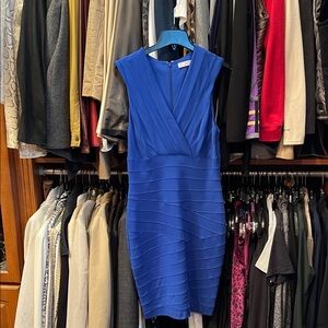 Robert Rodriguez Royal Blue Mini Dress